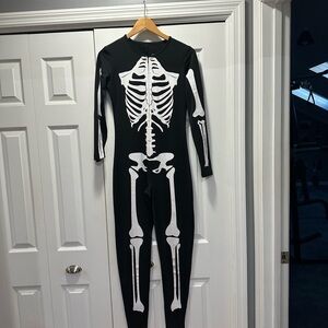 Black Skeleton Jumpsuit Tipsy Elves medium. Halloween costume